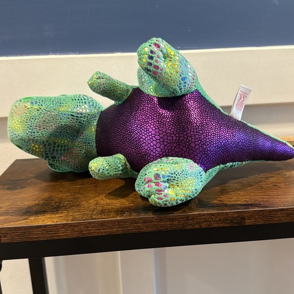 Beanie Boo Cinder dragon TY purple green - Picture 4 of 9